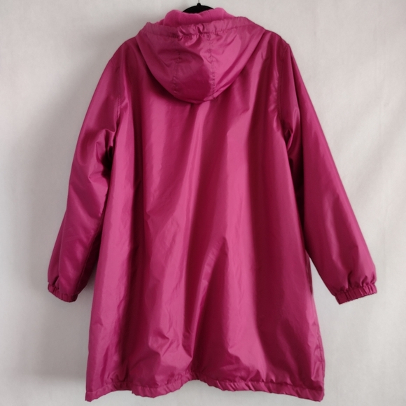 Vibrant Pink Full Zip Lined Jacket With Removable Hood - Picture 2 of 9